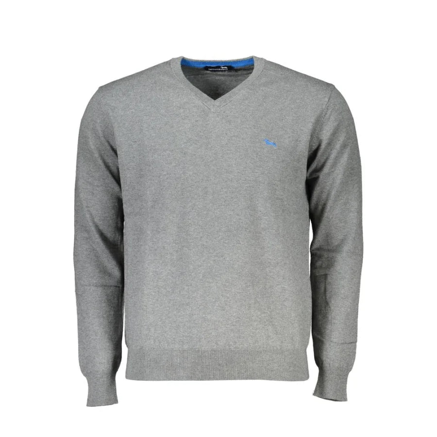 Harmont &amp; Blaine Grigio Cotton Mens Sweater