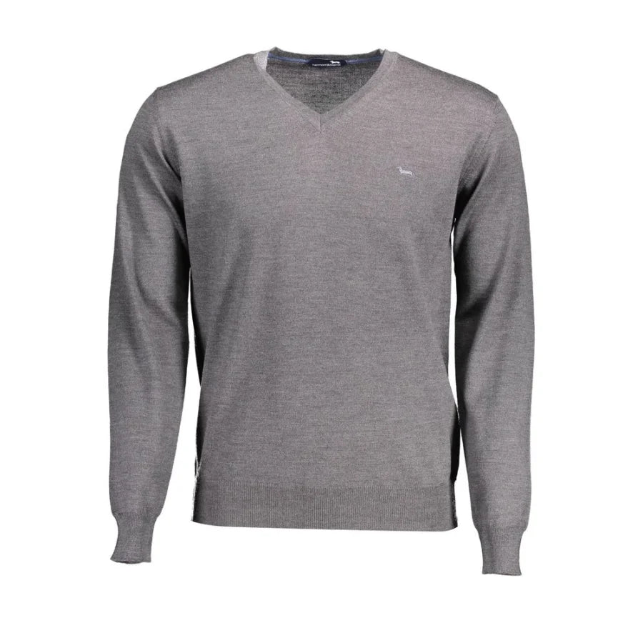 Harmont &amp; Blaine Grigio Lana Uomo Maglia