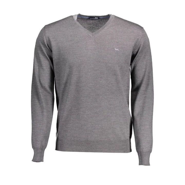 Harmont &amp; Blaine Grigio Lana Uomo Maglia