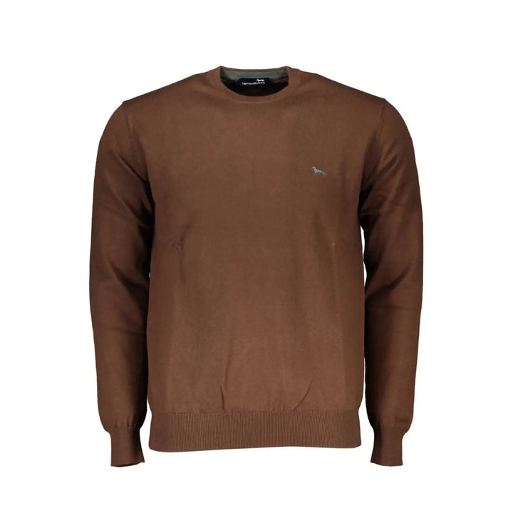 Harmont &amp; Blaine Marrone Cotton Mens Sweater