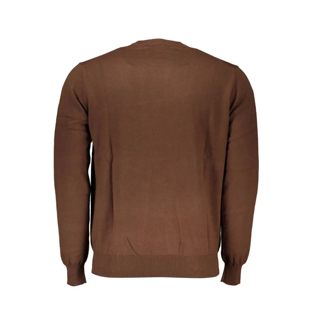 Harmont &amp; Blaine Marrone Cotton Mens Sweater