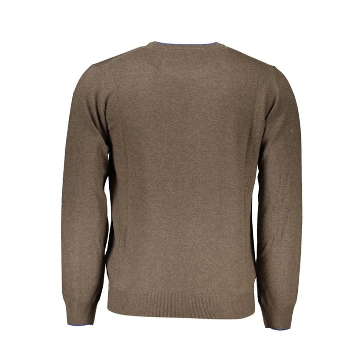 Harmont &amp; Blaine Marrone Viscosa Mens Sweater