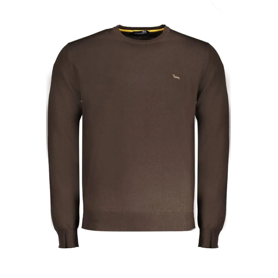 Harmont &amp; Blaine Marrone Wool Men Sweater