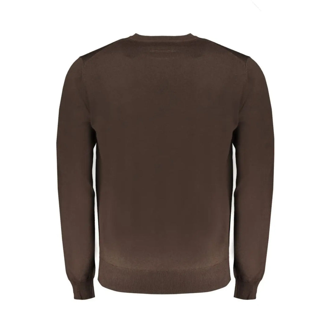 Harmont &amp; Blaine Marrone Wool Men Sweater
