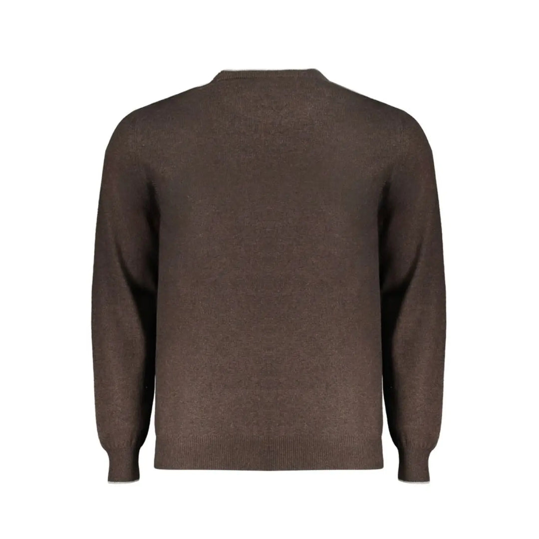 Harmont &amp; Blaine Marrone Wool Men Sweater