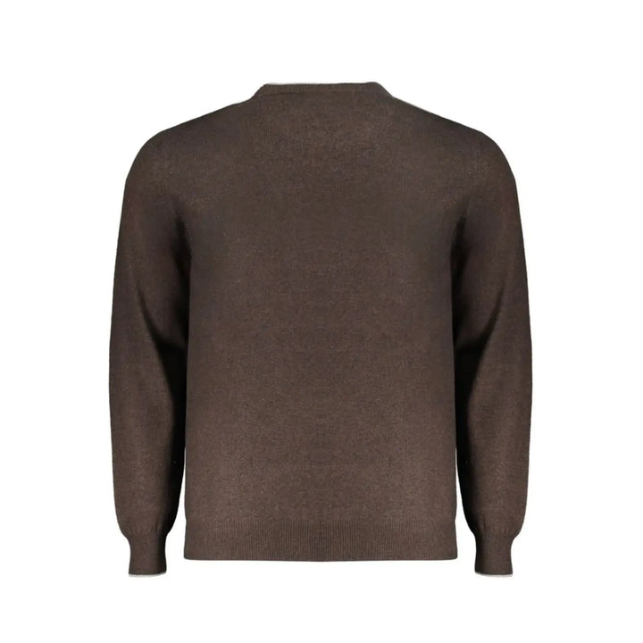 Harmont &amp; Blaine Marrone Wool Men Sweater