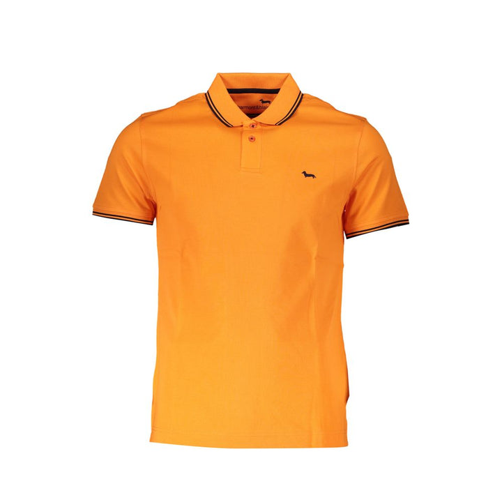 Harmont &amp; Blaine Orange Cotton Polo Shirt