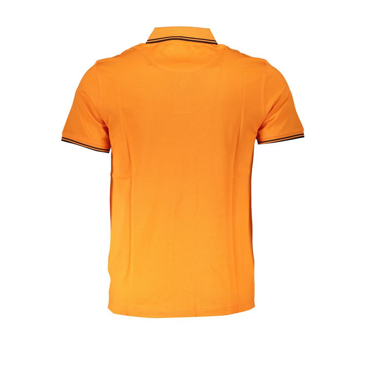 Harmont &amp; Blaine Orange Cotton Polo Shirt