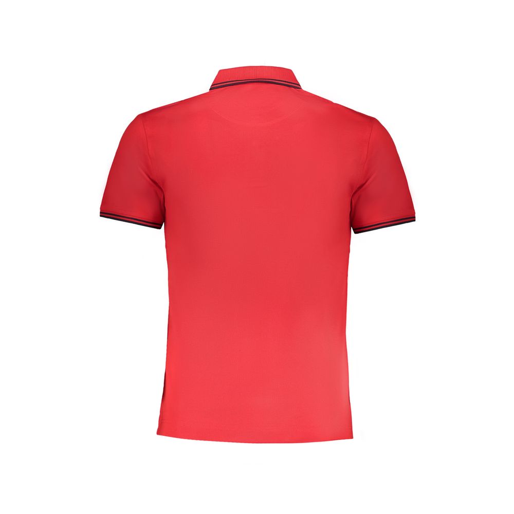 Harmont &amp; Blaine Red Cotton Polo Shirt