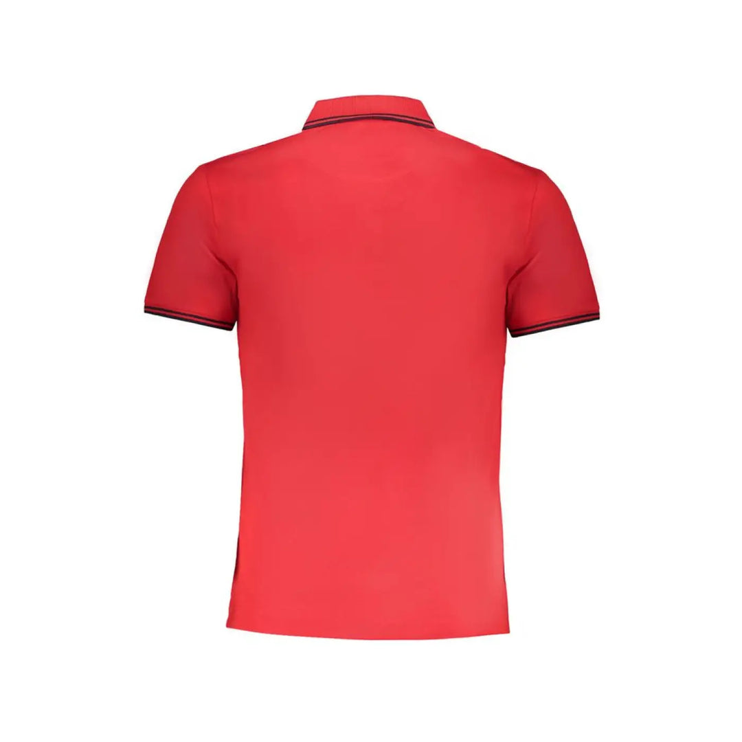 Harmont &amp; Blaine Red Cotton Polo Shirt