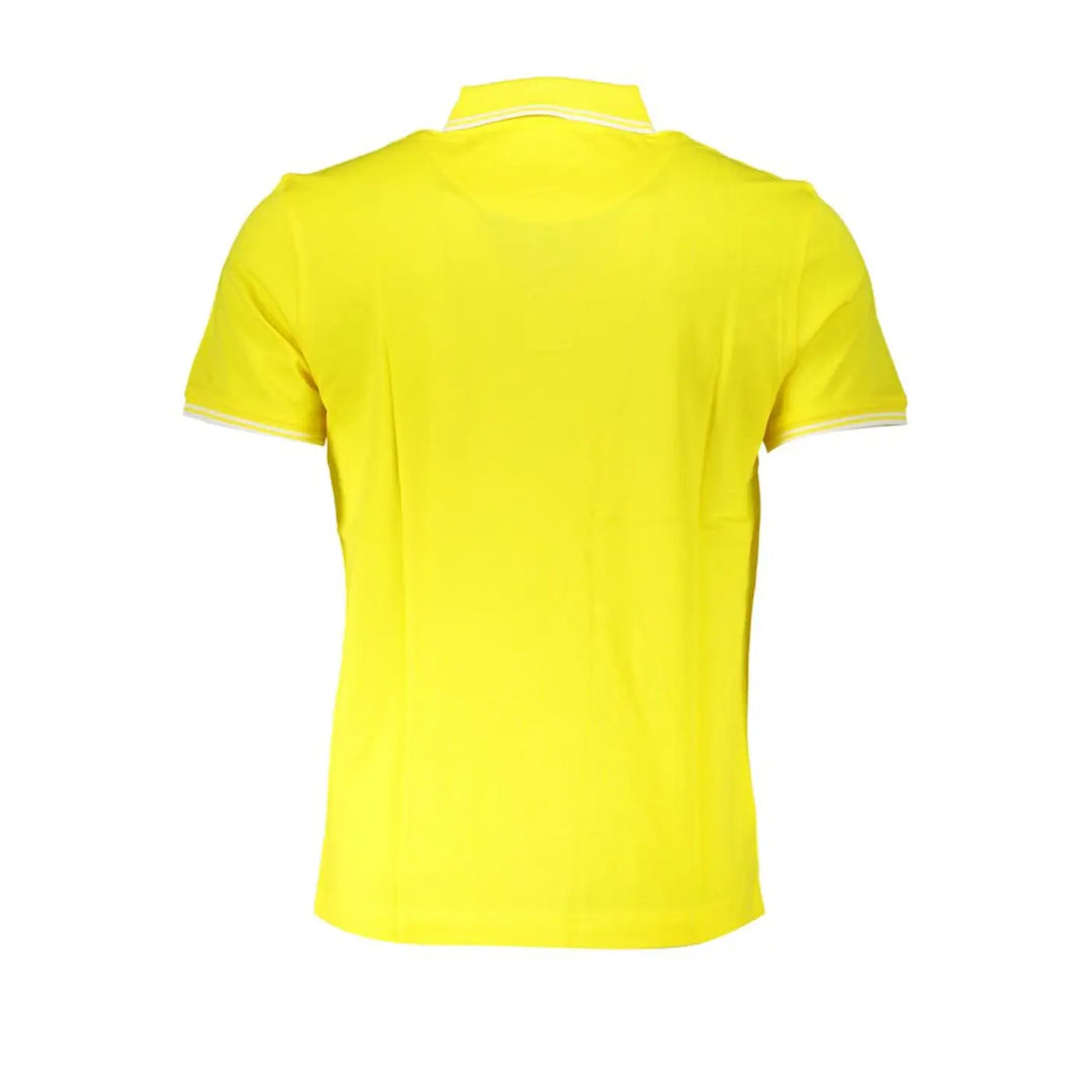 Harmont &amp; Blaine Yellow Cotton Men Polo