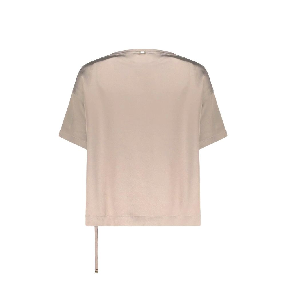 Herno Blouses - Women’s Beige Acetate Blouse