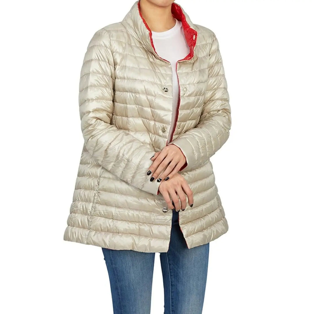 Herno Beige Polyamide Coat