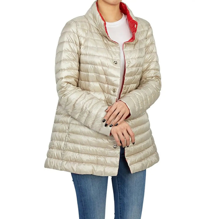 Herno Beige Polyamide Coat