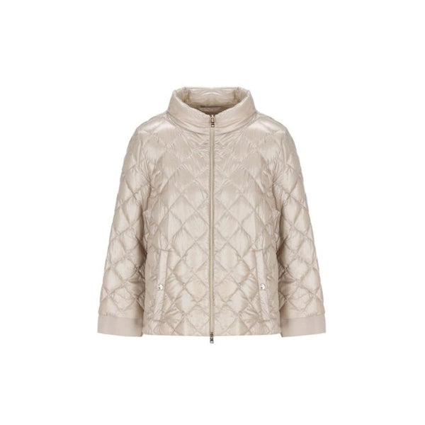 Herno Coats & Jackets - Beige Polyamide Full-Length Jacket
