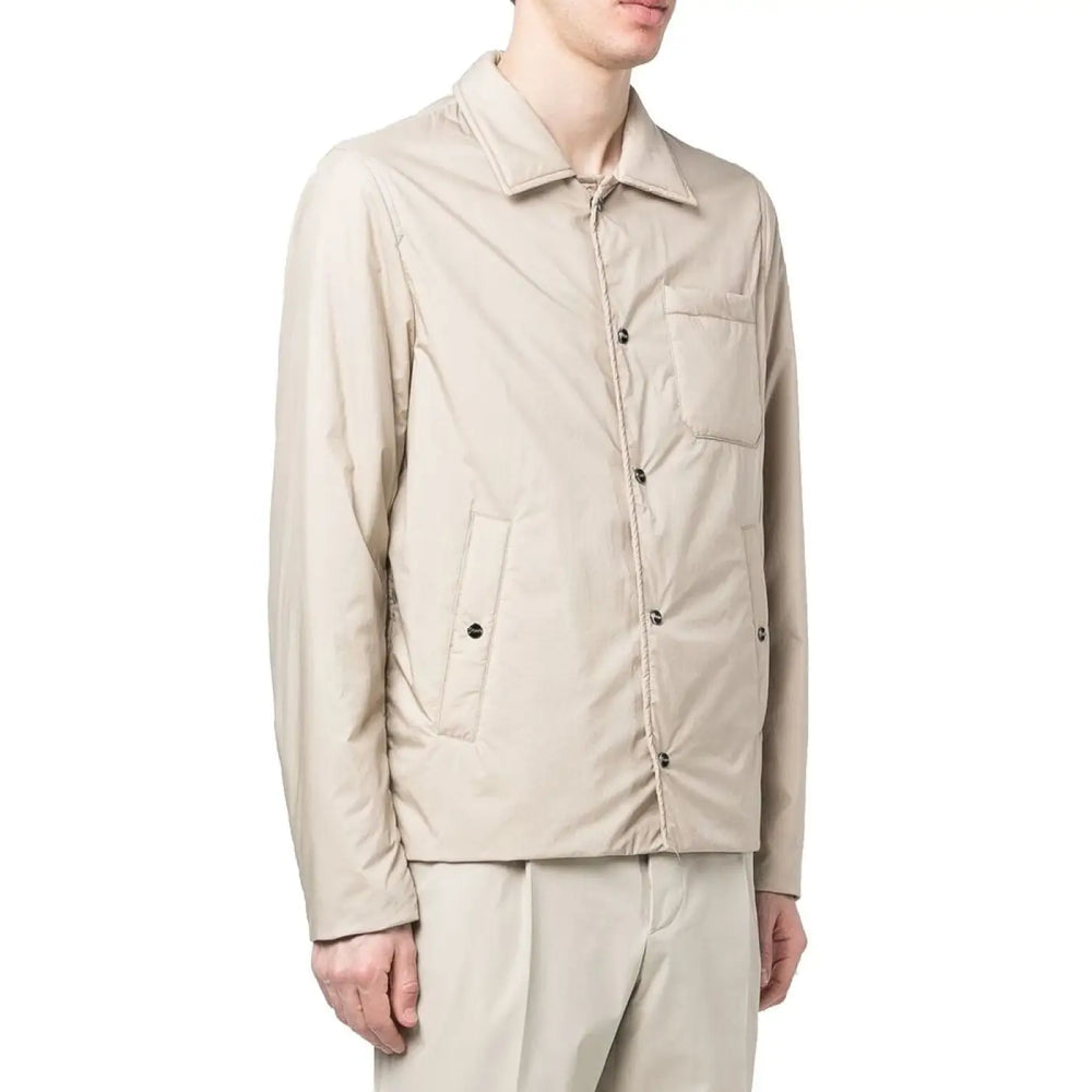 Herno Beige Polyamide Full-length Jacket