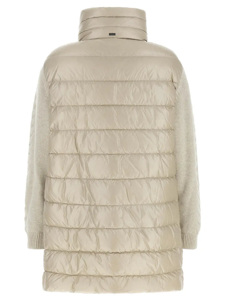 Herno Beige Polyamide Full-length Jacket