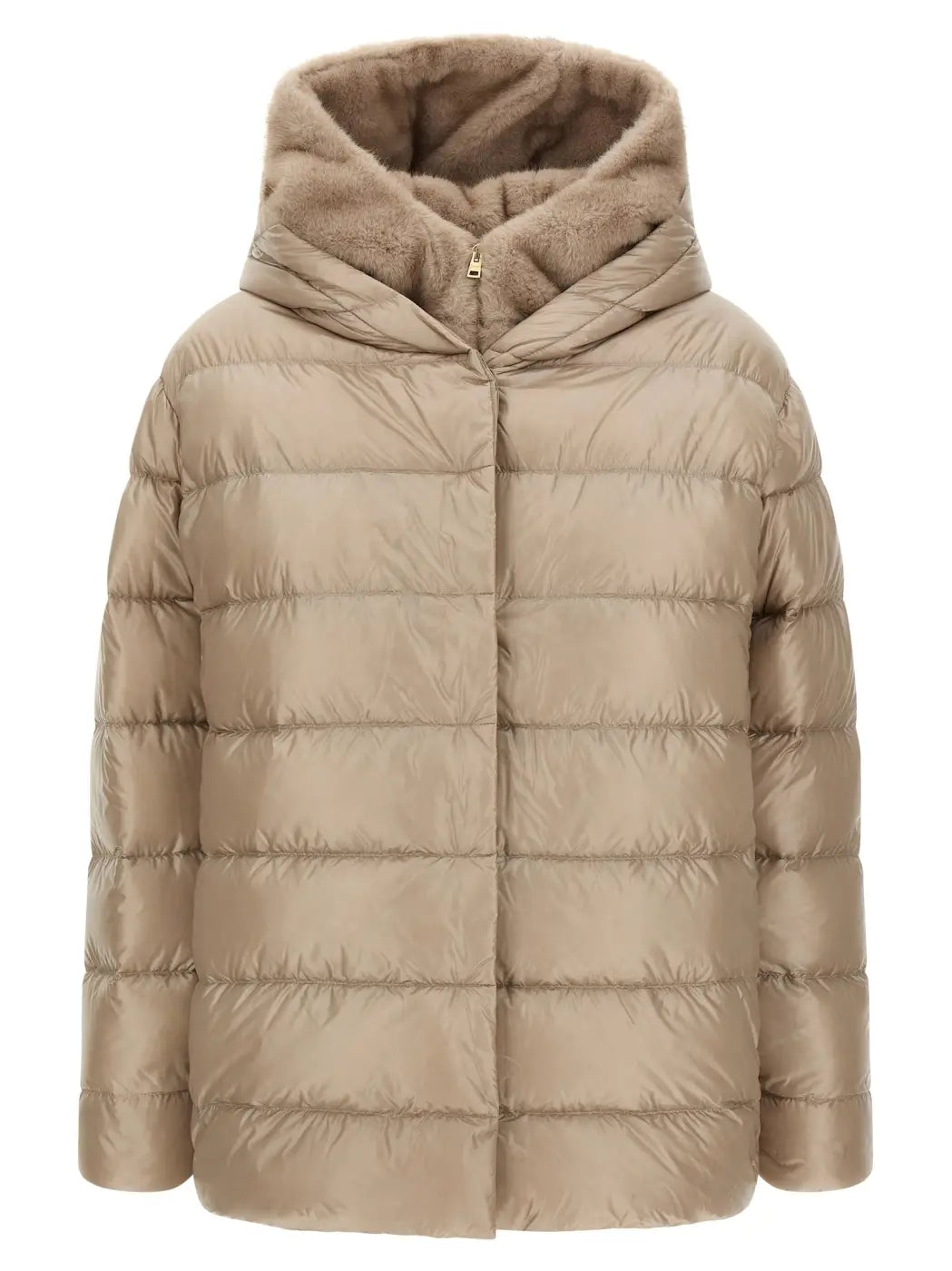 Herno Beige Polyamide Full-length Jacket
