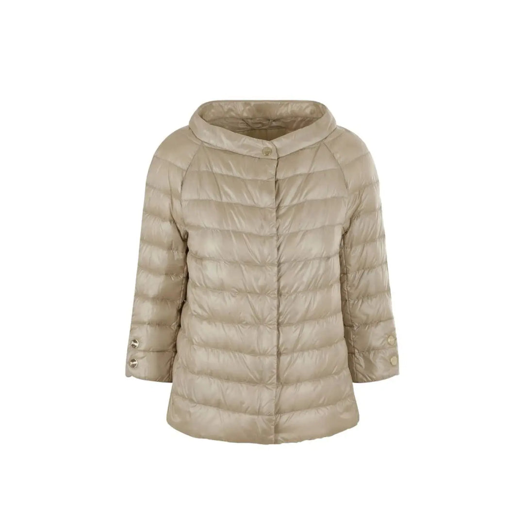 Herno Beige Polyamide Full-Length Jacket