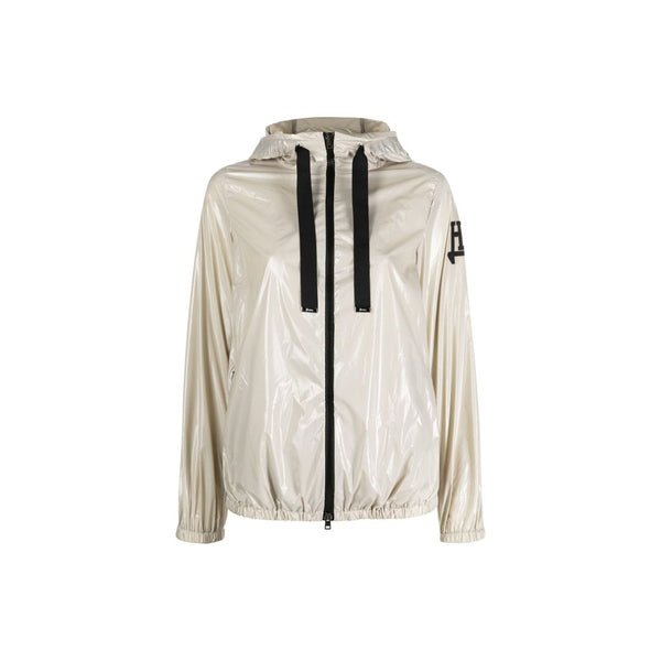 Herno Windbreakers - Beige Polyamide Shell Jacket