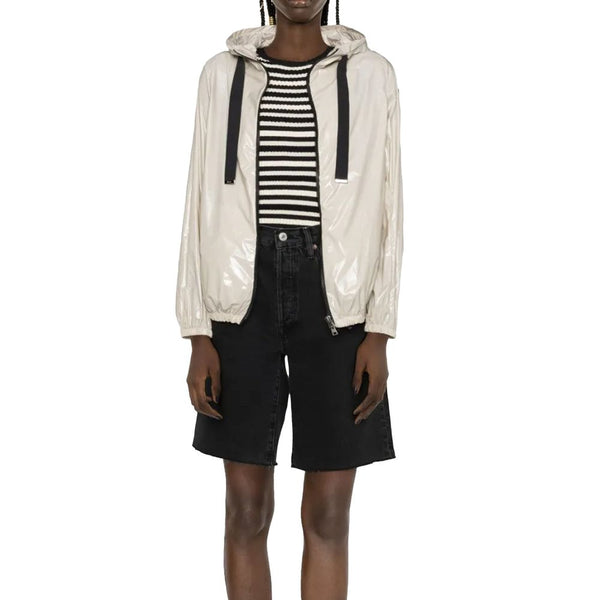 Herno Windbreakers - Beige Polyamide Shell Jacket