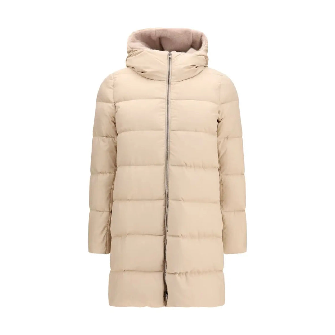 Herno Beige Polyester Full-length Jacket