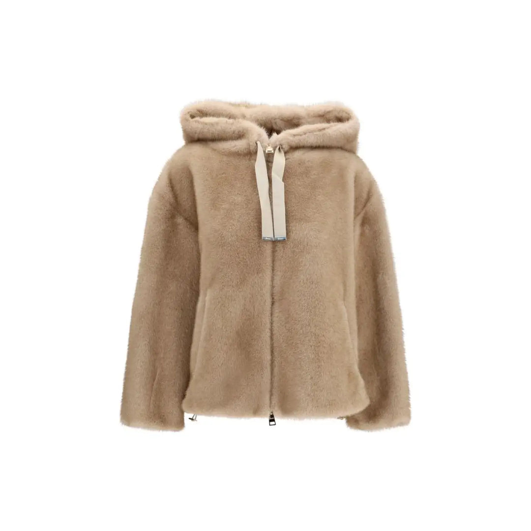 Herno Beige Polyester Full-length Jacket