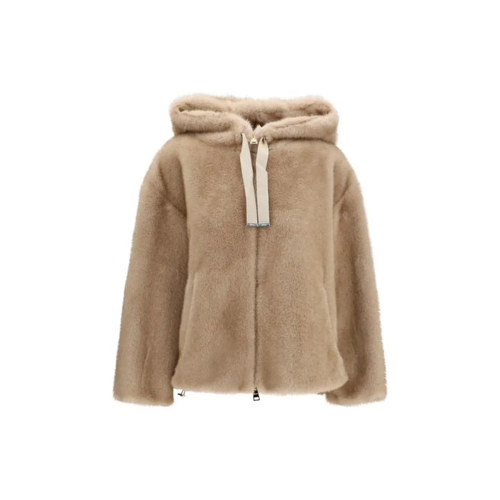 Herno Beige Polyester Full-length Jacket