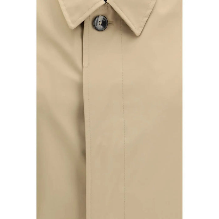 Herno Beige Polyester Trench Coat