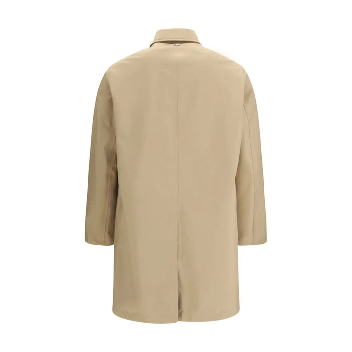 Herno Beige Polyester Trench Coat