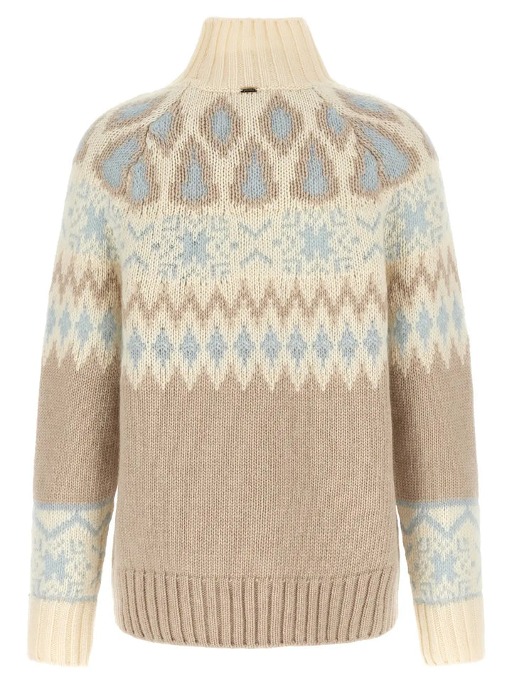 Herno Beige Wool Cardigan