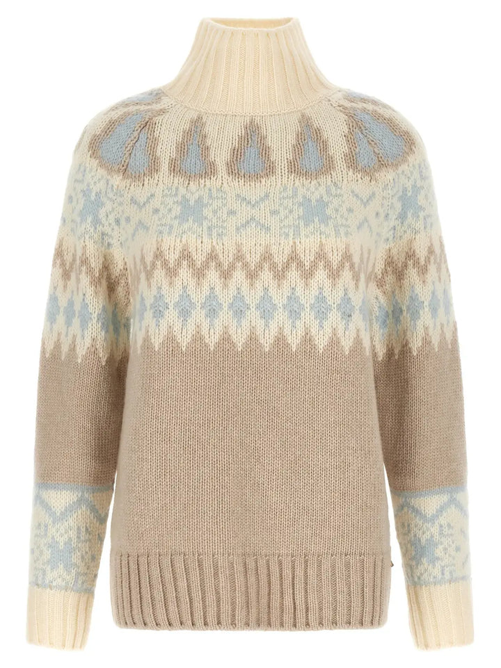 Herno Beige Wool Cardigan