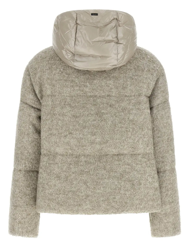 Herno Beige Wool Full-length Jacket