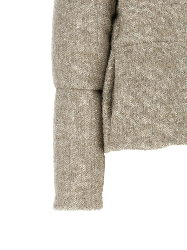 Herno Beige Wool Full-length Jacket