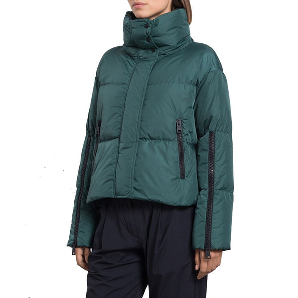 Herno Puffer Jackets - Bicolor Polyamide Coat