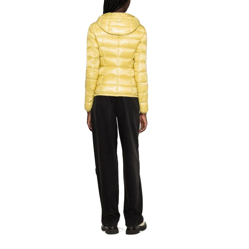 Herno Puffer Jackets - Bicolor Polyamide Full-Length Jacket