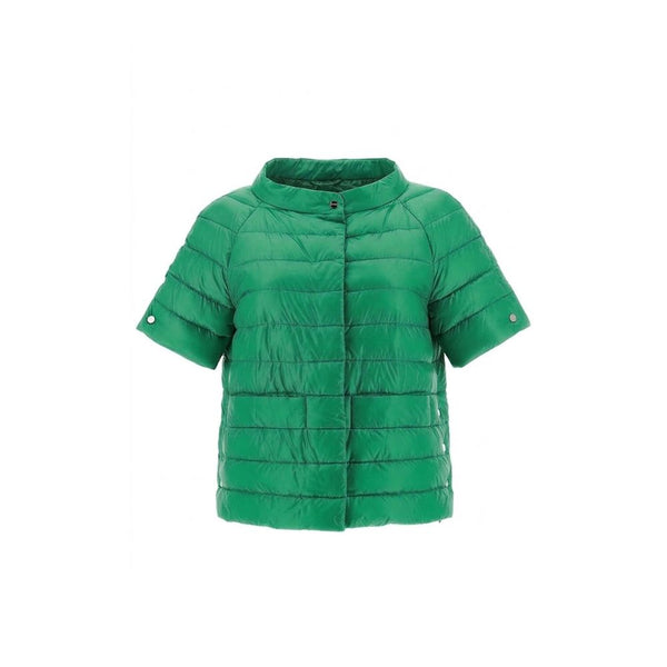 Herno Puffer Jackets - Bicolor Polyamide Full-Length Jacket