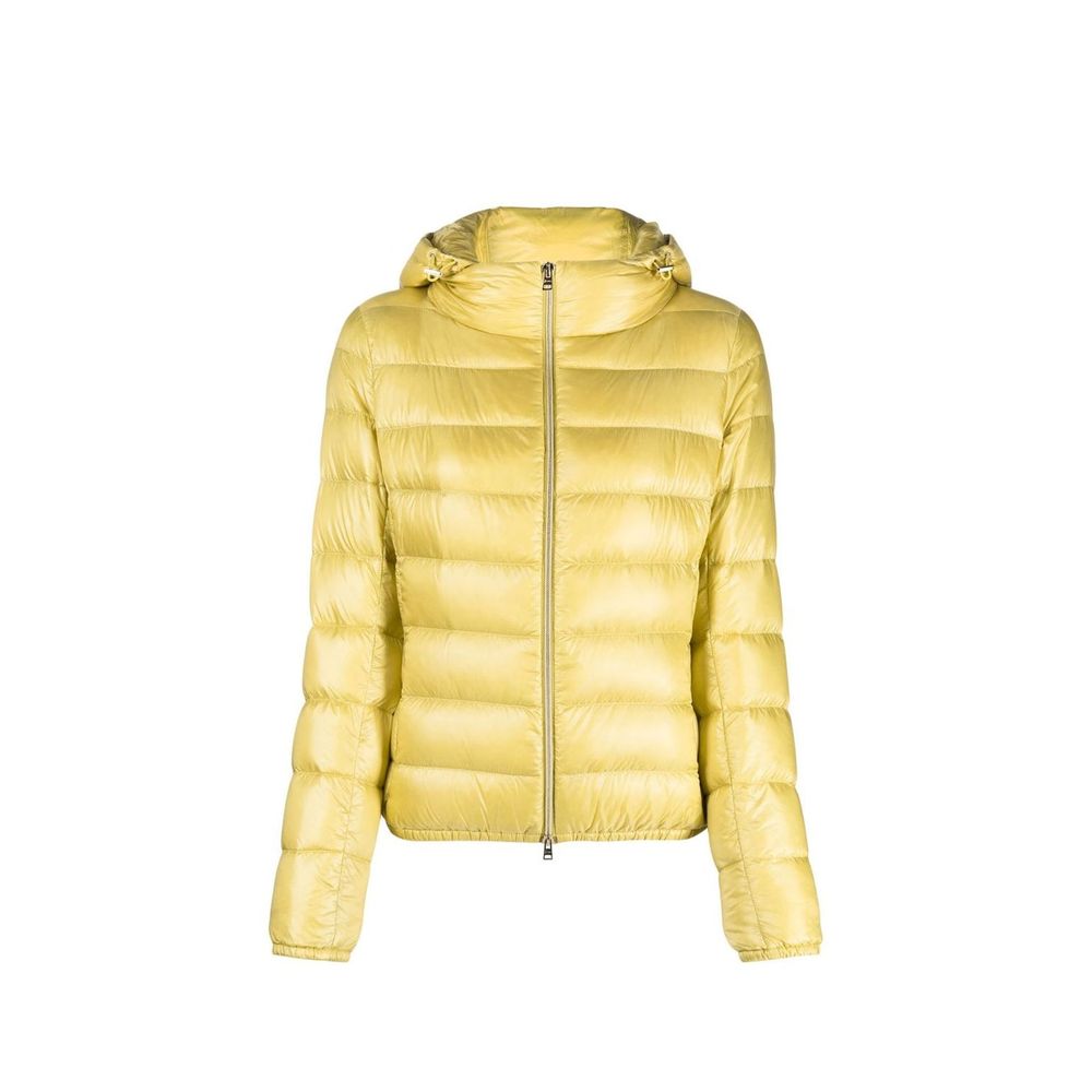 Herno Puffer Jackets - Bicolor Polyamide Full-Length Jacket