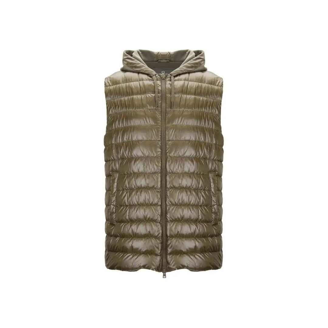 Herno Bicolor Polyamide Sleveless Jacket