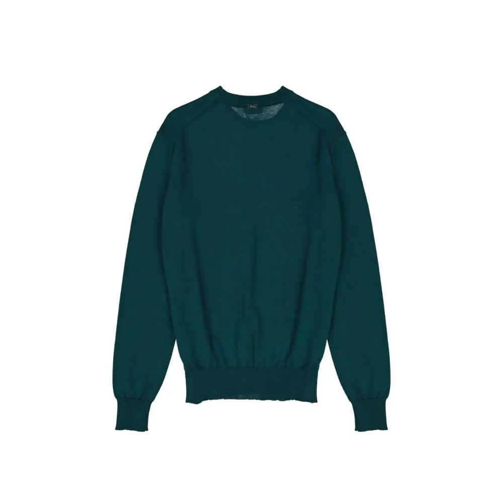 Herno Bicolor Virgin Wool Sweatshirt