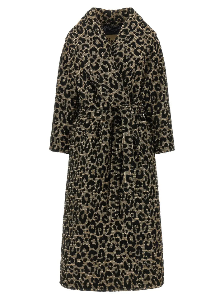 Herno Black Acetate Coat