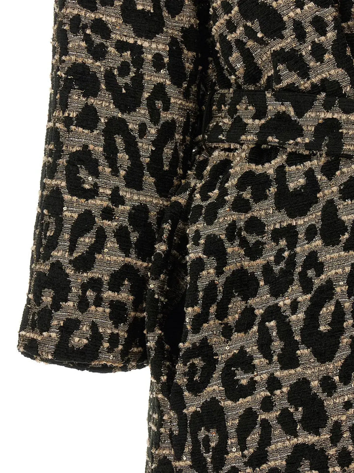 Herno Black Acetate Coat