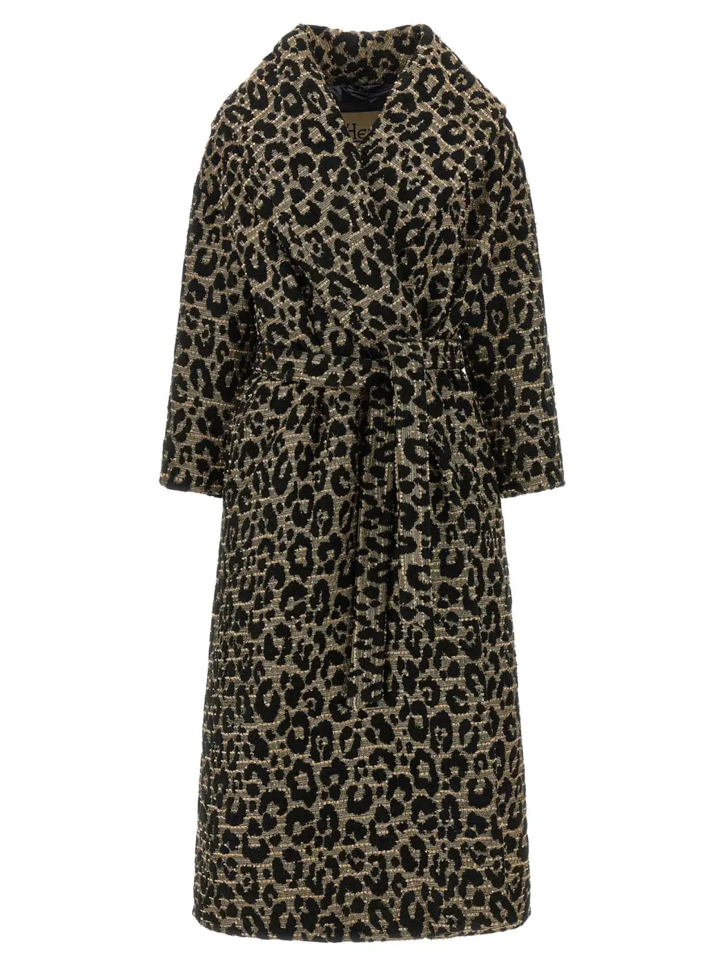Herno Black Acetate Coat