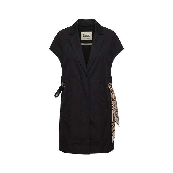 Herno Black Cotton Casual Dress women’s dress