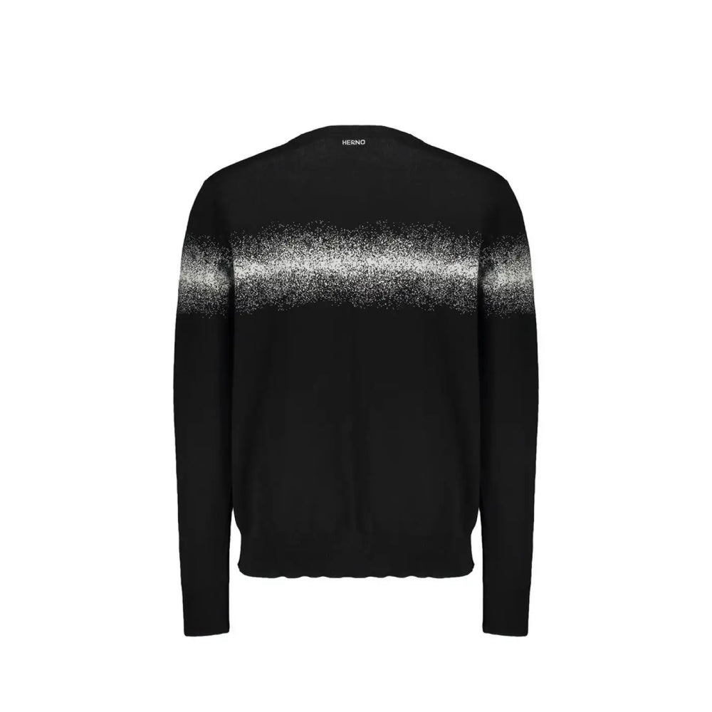 Herno Black Cotton Sweatshirt