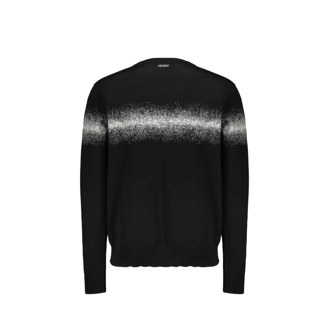 Herno Black Cotton Sweatshirt