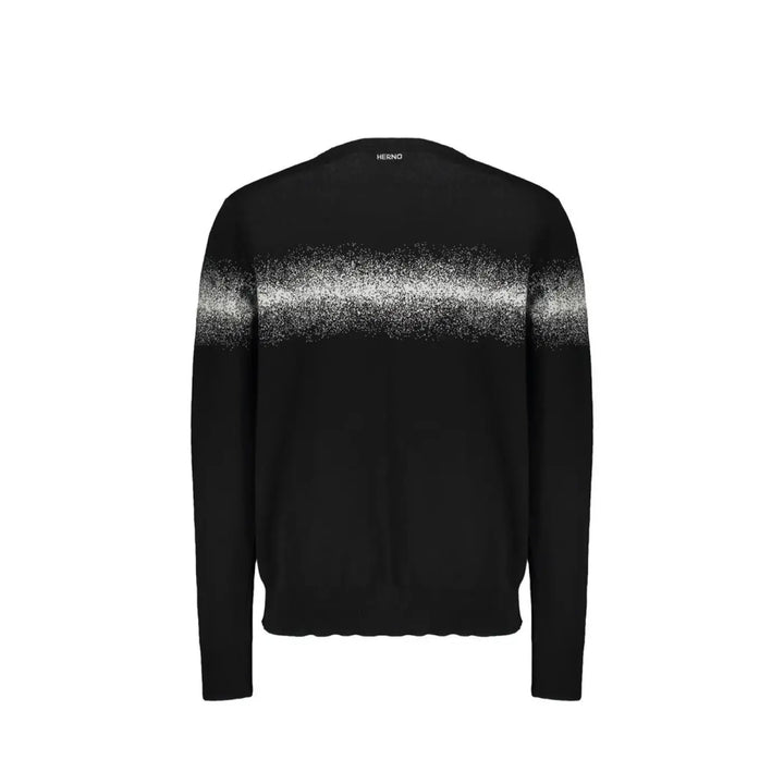 Herno Black Cotton Sweatshirt