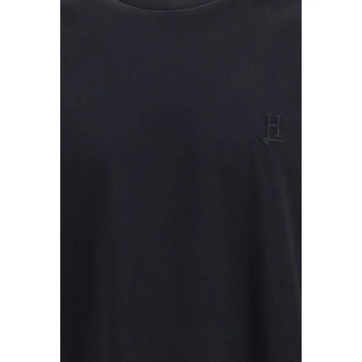 Herno Black Cotton T-shirt