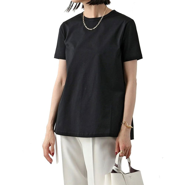 Herno - Black Cotton T-Shirt