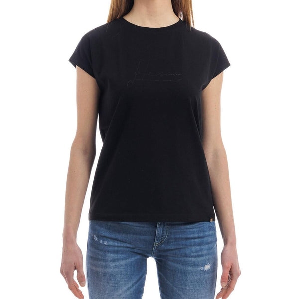 Herno - Black Cotton T-Shirt